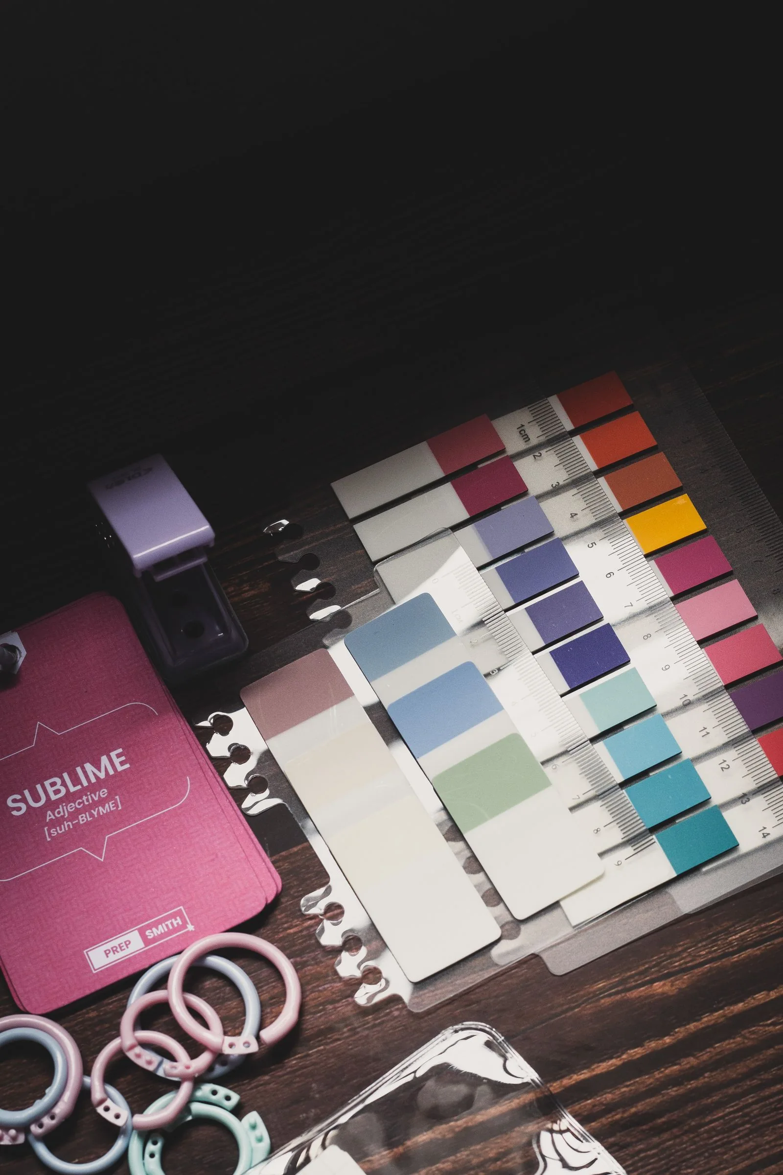 Printed colour swatches for design and production